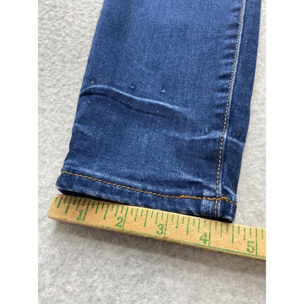 Good American Skinny Jeans Womens 2/26 Blue Mid Rise Stretch Medium Wash